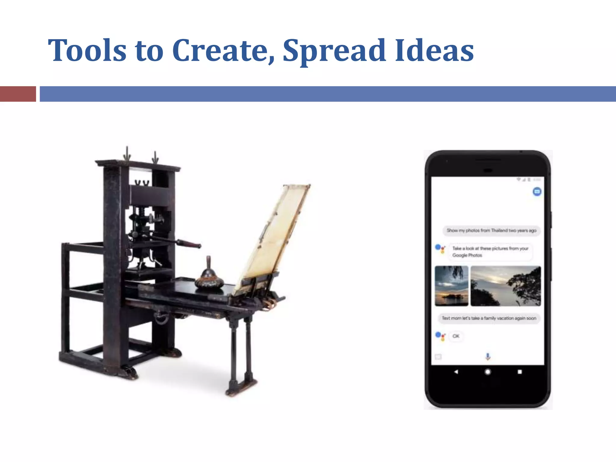 Tools to Create, Spread Ideas
 