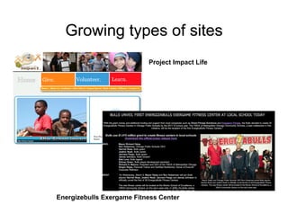 Project Impact Life




Energizebulls Exergame Fitness Center
 