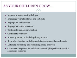 Protecting Our Children From Sexual Abuse: A Program For Parents | PDF