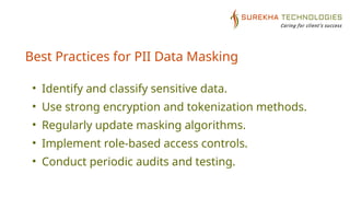 Protecting Sensitive Data PII Data Masking & Aadhaar Data Masking.pptx