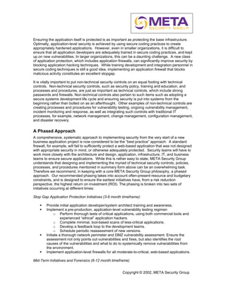 Protecting Web Based Applications