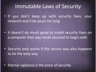 Best PracticesAlways run up-to-date softwareUninstall unnecessary services and applicationsUse antivirus and antispyware that offers real-time protection and continually updated definition files to detect and block exploitsEnable Data Execution Prevention (DEP) in compatible versions of Windows, which can help prevent a common class of exploits called buffer overflows