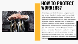Protecting Workers in Bad Weather Conditions Edited | PDF