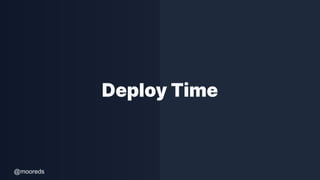 @mooreds
Deploy Time
 