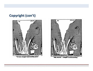 Copyright (con’t)
 