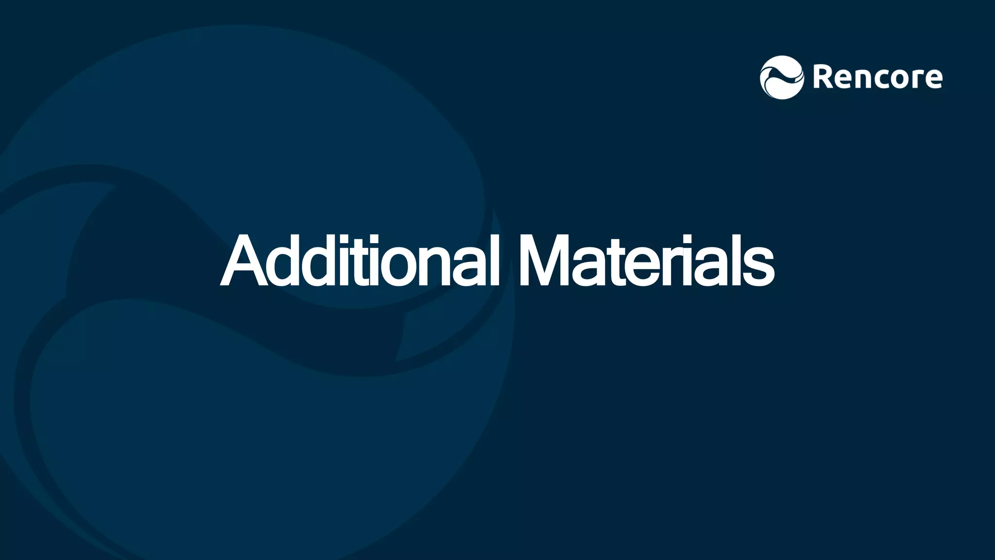 Additional Materials
 