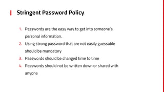 Stringent Not To Protection against cyber threats | PPTX