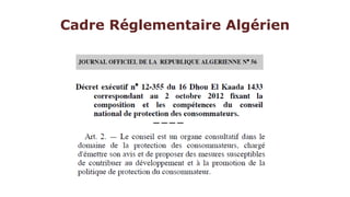 Cadre Réglementaire Algérien
 