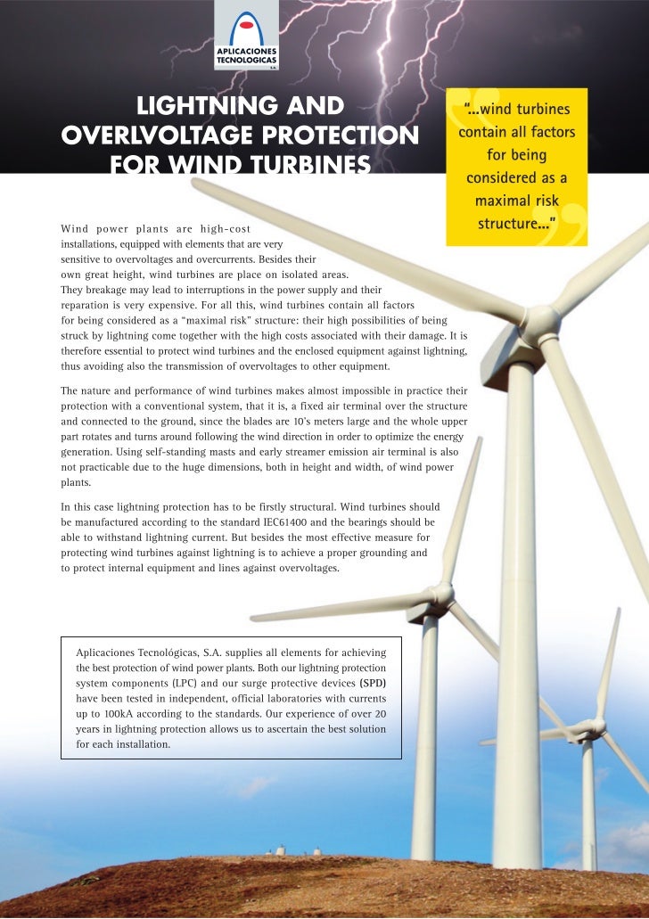 Lightning Protection for Wind Turbines