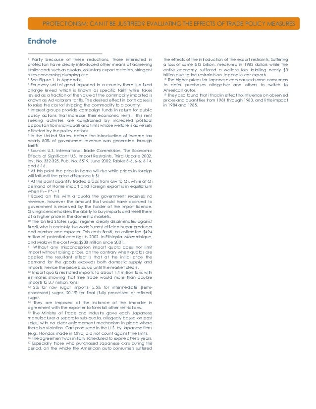 Arguments against protectionism image