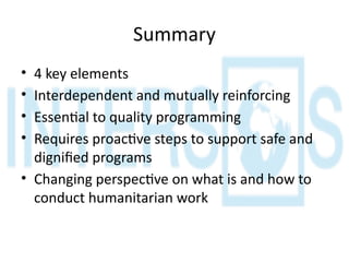 Protection Mainstreaming Protection mainstreaming in humanitarian context.pptx