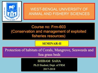 WEST-BENGAL UNIVERSITY OF
ANIMAL AND FISHERY SCIENCES
SEMINAR-II
 