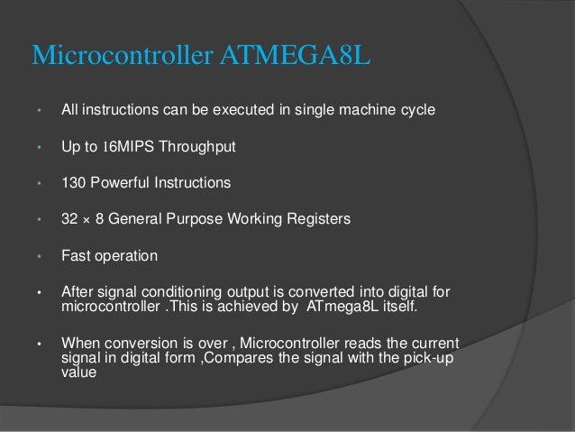 Basic Protection Of Transformer Using Microcontroller
