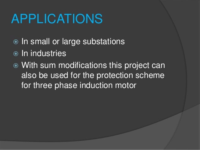 Basic Protection Of Transformer Using Microcontroller