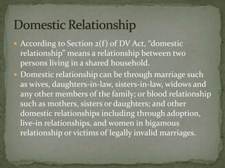 [Protection of Women from Domestic Violence Act, 2005].pptx