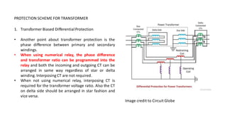 Protection Transform Transformer Protection Scheme Power System | PDF