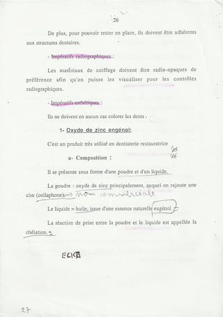 Protections dentino pulpaires