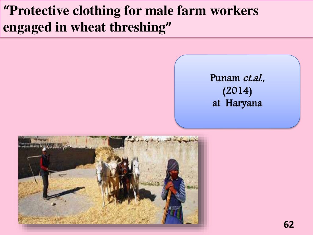 Protective clothing for farm workers