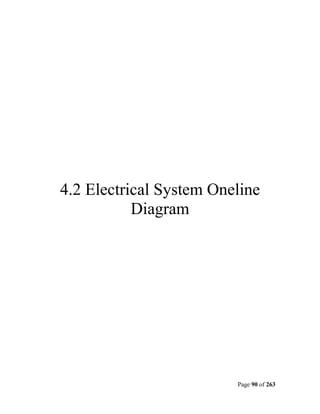 4.2 Electrical System Oneline
           Diagram




                         Page 90 of 263
 