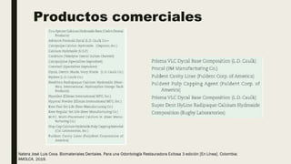 Productos comerciales
 