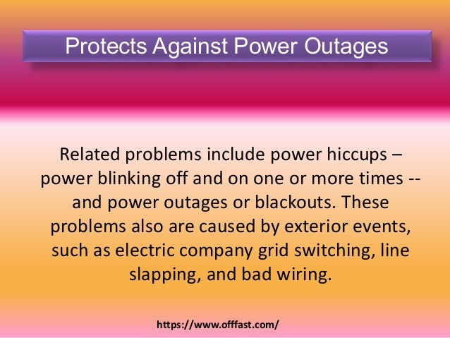 Protects Against Power Outages - Smart Computer Protection