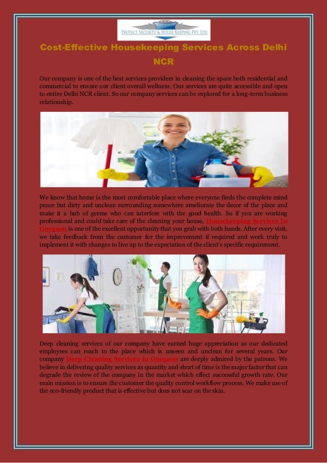CostEffective Housekeeping Services Across Delhi NCR