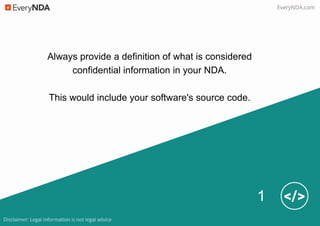 Protect Software Source Code with an NDA | PPT