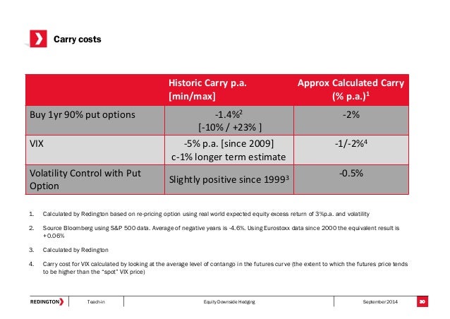 Downside protection options strategies