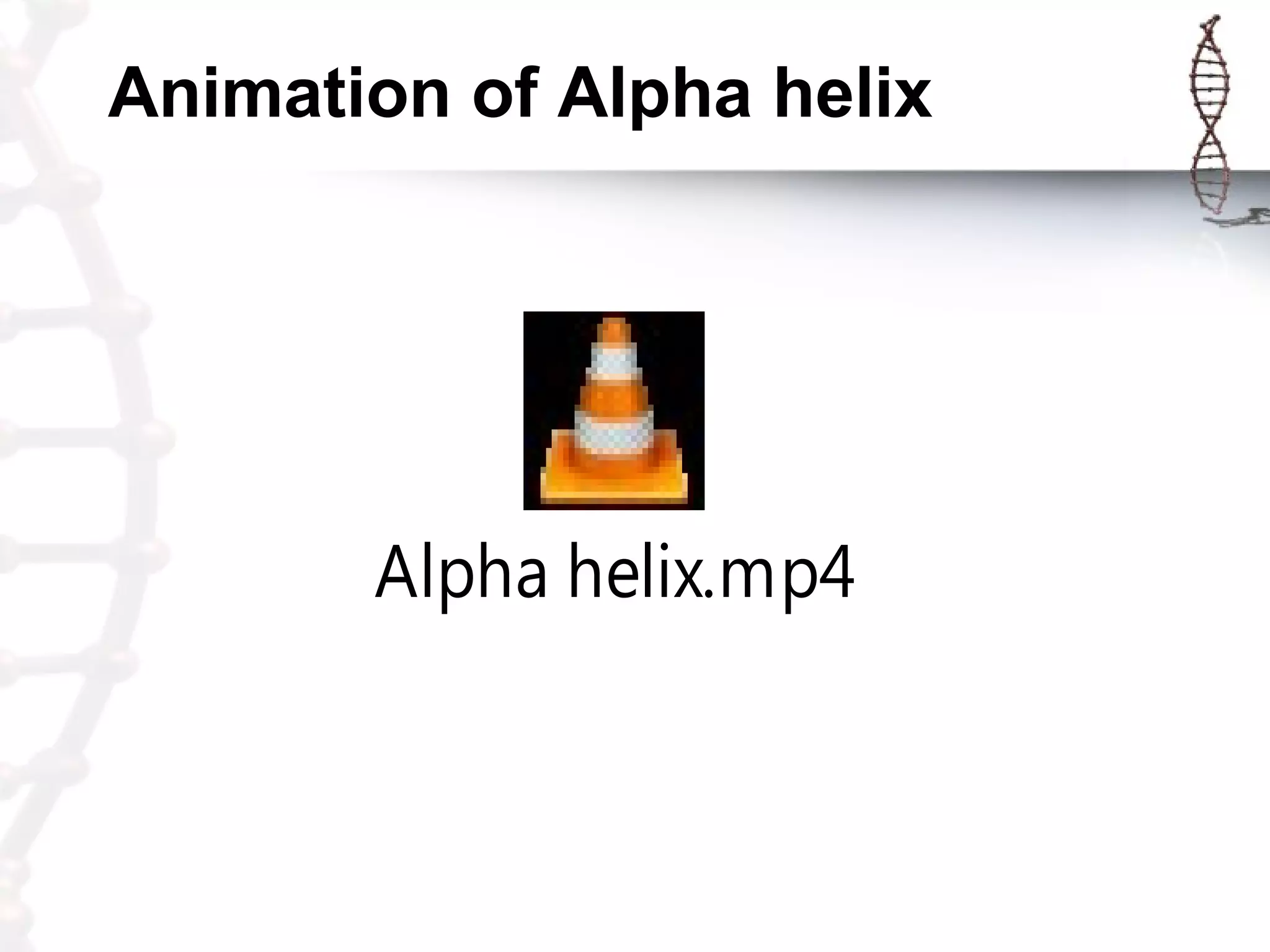 Animation of Alpha helix
Alpha helix.mp4
 