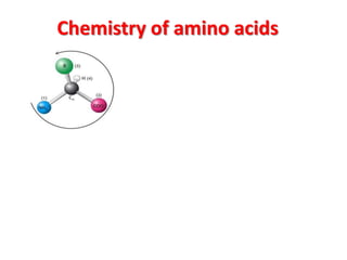 Chemistry of amino acids
 