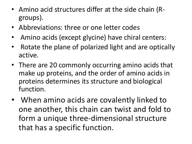 proteins amino acid one letter code
