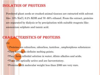 Issolation Protein Comprehensive Overview of Proteins: Structure, Function, and ...