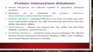 Protein protein interactions | PPTX