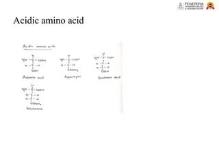 Acidic amino acid
 