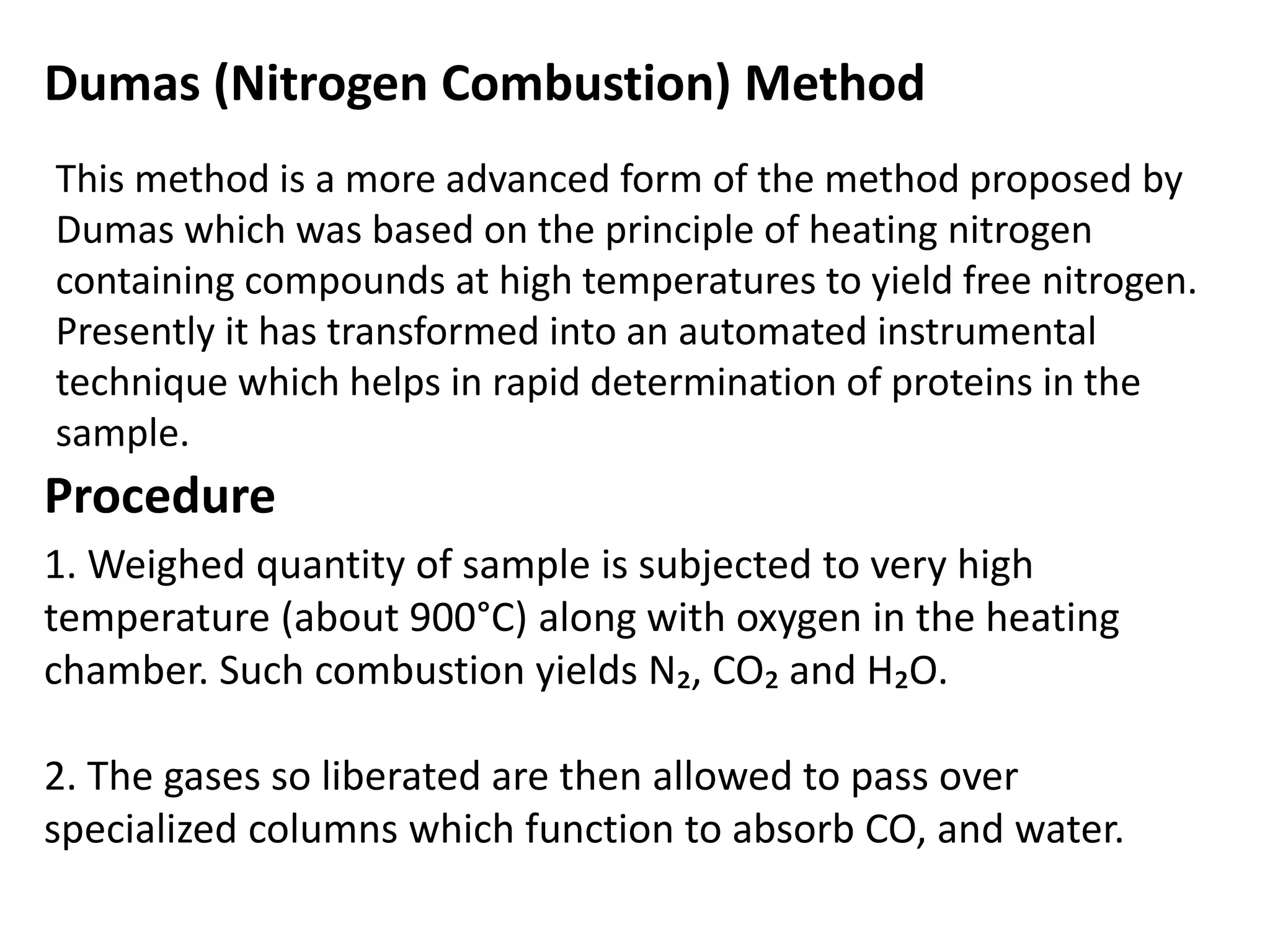 General method use for analysis of protein | PPTX
