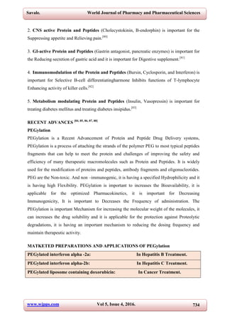 Protein and peptide drug delivery system (PPDDS) | PDF