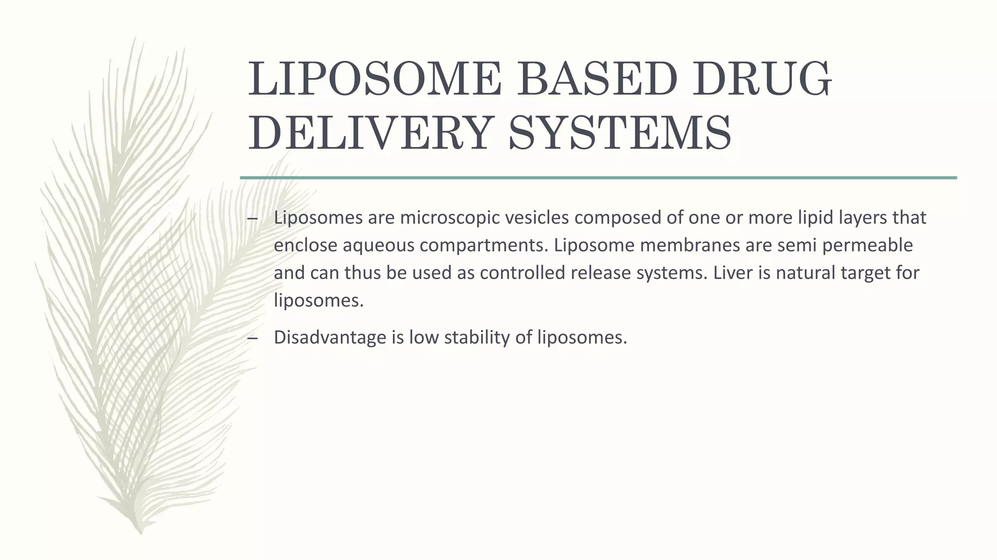 Protein and peptide drug delivery system | PPTX
