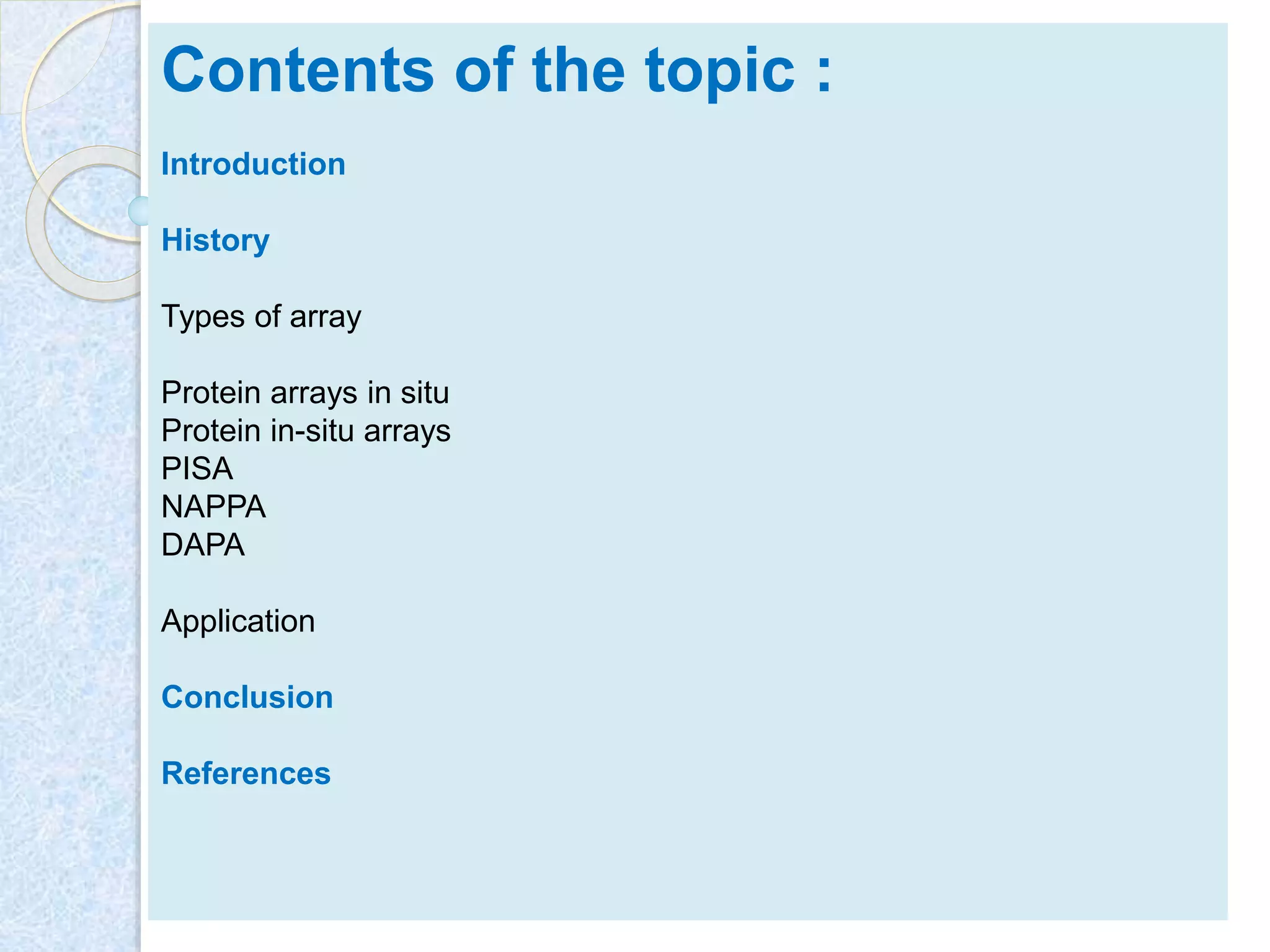 Protein array, protein chip by kk sahu sir | PPTX | Genetics | Science