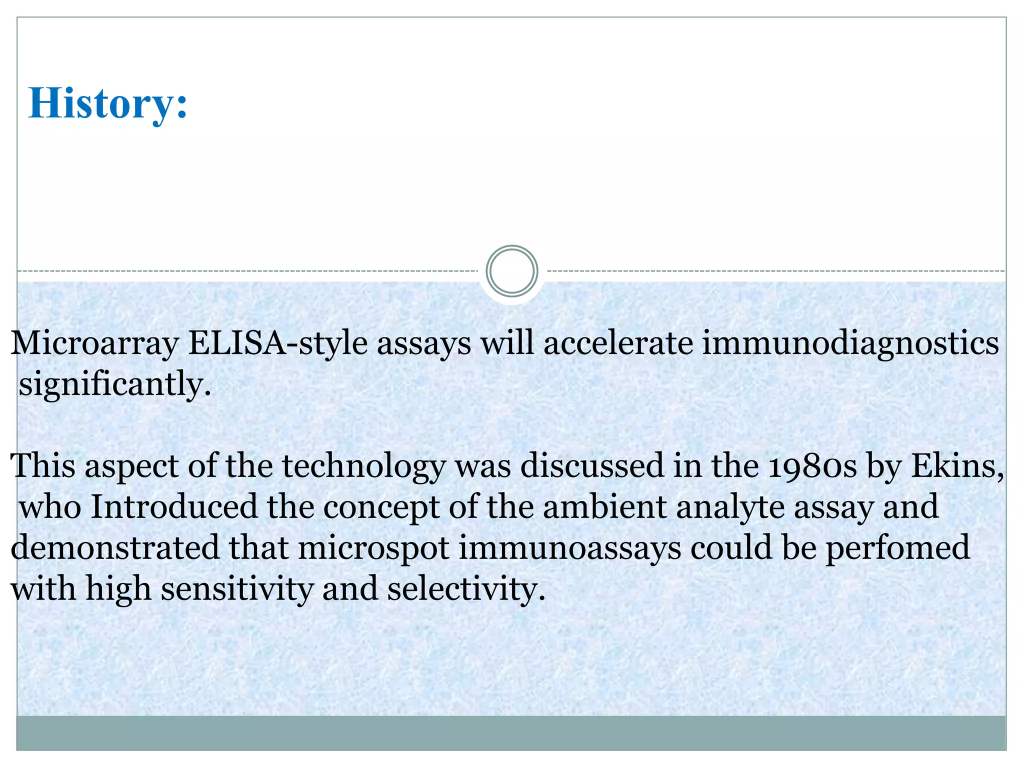 Protein array, protein chip by kk sahu sir | PPTX | Genetics | Science