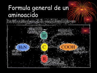 Formula general de un aminoacido 