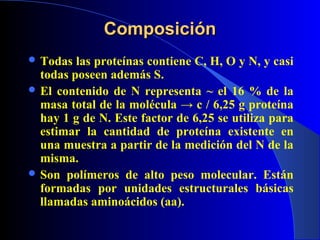Proteinas.. | PPT | Descarga Gratuita