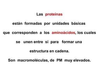 Proteinas to g._jacob_2009 | PPT