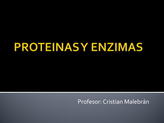 Profesor: Cristian Malebrán
 