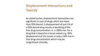 PROTEIN BINDING OF DRUGS important notes pharmacy | PDF