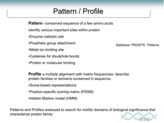 Prosite Pattern Example Protein Chemistry-Proteomics-Lec1_Intro.ppt