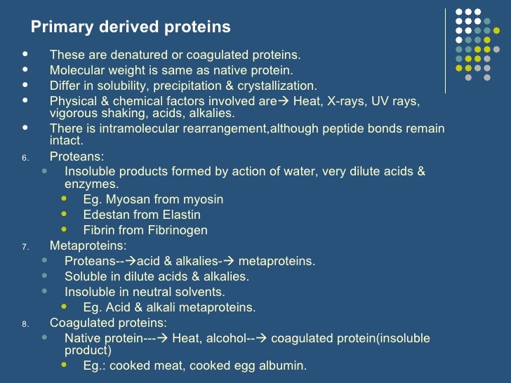 Protein Chemistry Bsc Nursing & Bpt