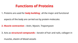 PROTEIN CHEMISTRY ,STRUCTURE AND CLASSIFICATION | PPTX