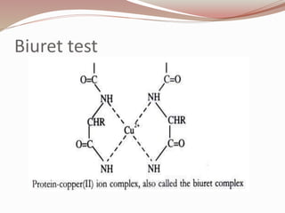 Biuret test
 
