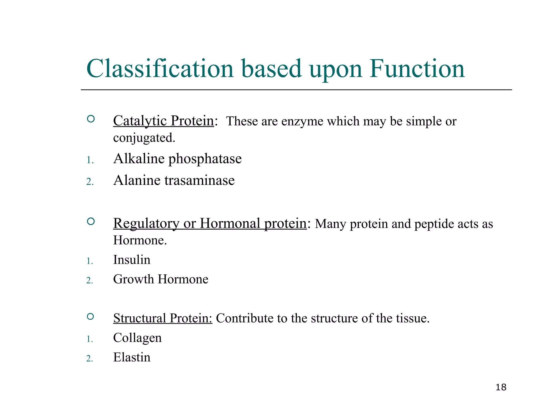 Protein classification | PPT