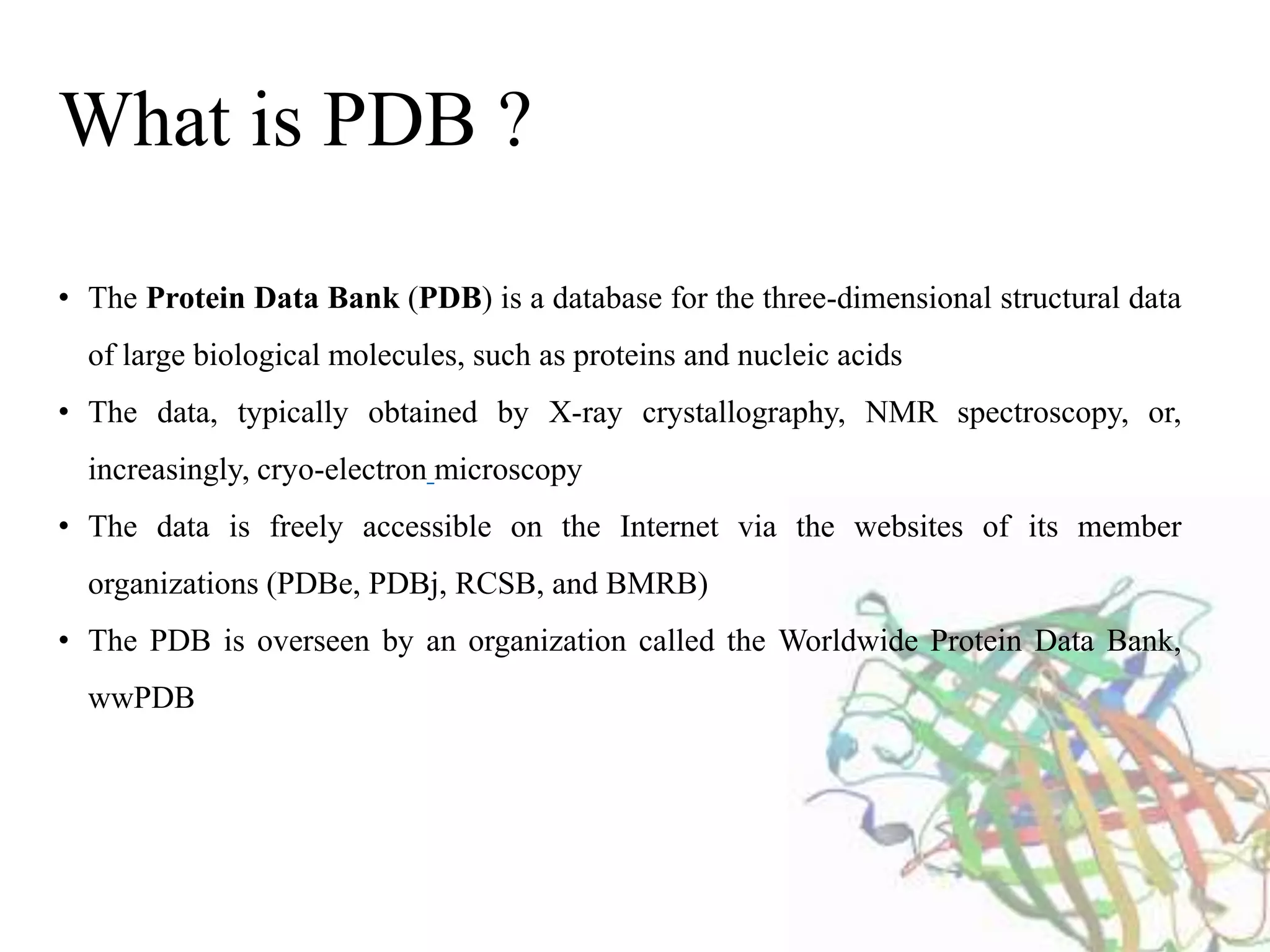 Protein data bank